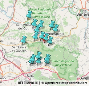 Mappa Via Sandro Pertini, 83017 Rotondi AV, Italia (6.23647)