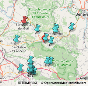 Mappa Via Sandro Pertini, 83017 Rotondi AV, Italia (9.6845)