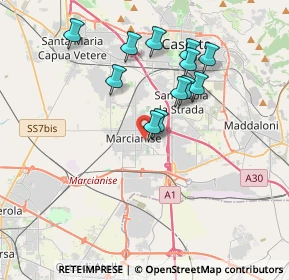 Mappa Via Monte Oliveto, 81025 Marcianise CE, Italia (3.545)