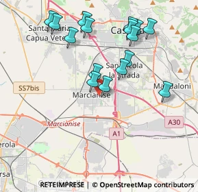 Mappa Via Monte Oliveto, 81025 Marcianise CE, Italia (4.24375)