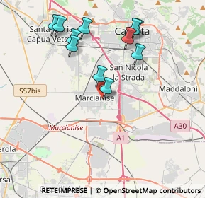 Mappa Via Monte Oliveto, 81025 Marcianise CE, Italia (4.25)