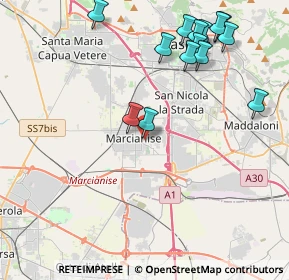Mappa Via Monte Oliveto, 81025 Marcianise CE, Italia (5.1)