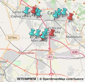 Mappa Via Monte Oliveto, 81025 Marcianise CE, Italia (3.81846)