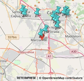 Mappa Via Monte Oliveto, 81025 Marcianise CE, Italia (4.69231)