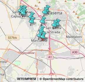 Mappa Via Monte Oliveto, 81025 Marcianise CE, Italia (4.01429)