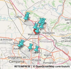Mappa Via Monte Oliveto, 81025 Marcianise CE, Italia (6.10455)