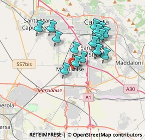 Mappa Via Giuseppe Verdi, 81025 Marcianise CE, Italia (3.31176)