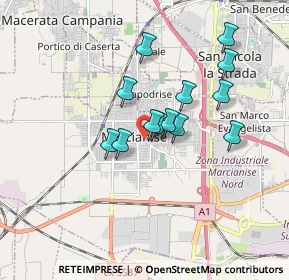 Mappa Via Antonio Vivaldi, 81025 Marcianise CE, Italia (1.49308)