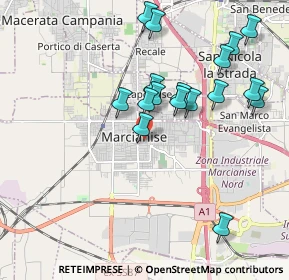 Mappa Via Antonio Vivaldi, 81025 Marcianise CE, Italia (2.07235)