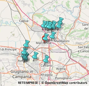 Mappa Via Giuseppe Verdi, 81025 Marcianise CE, Italia (6.59529)