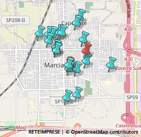 Mappa Via Giuseppe Verdi, 81025 Marcianise CE, Italia (0.789)