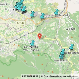 Mappa Via Montanari, 83018 San Martino Valle Caudina AV, Italia (3.614)