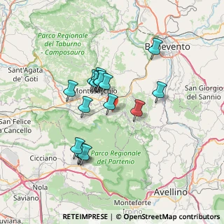Mappa Via Montanari, 83018 San Martino Valle Caudina AV, Italia (6.36938)