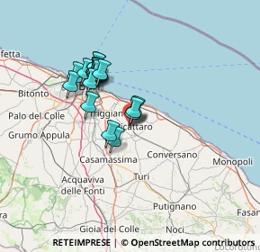 Mappa Via Bovio, 70016 Noicàttaro BA, Italia (11.8185)