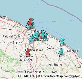 Mappa Via Bovio, 70016 Noicàttaro BA, Italia (10.34308)