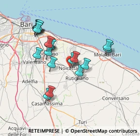 Mappa Via Bovio, 70016 Noicàttaro BA, Italia (7.3435)