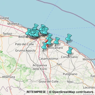 Mappa Ex SS. 100 km. 11.800, 70010 Capurso BA, Italia (11.0855)