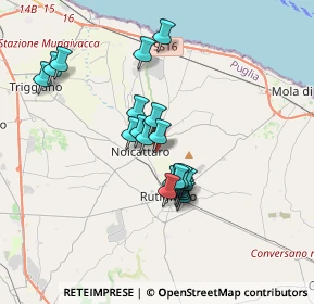 Mappa Via Don Vito Boccuzzi, 70016 Noicàttaro BA, Italia (3.11)