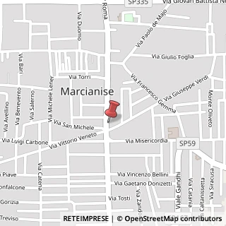 Mappa Via F De Felice, 99, 81025 Marcianise, Caserta (Campania)