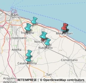 Mappa Via Nitto De Rossi, 70016 Noicàttaro BA, Italia (6.68923)