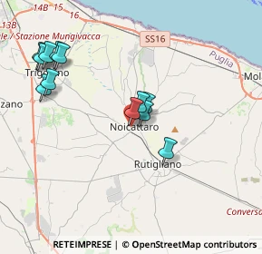 Mappa Via Vecchia Casamassima, 70016 Noicattaro BA, Italia (4.1175)