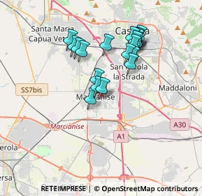 Mappa Via Monte Cervino, 81025 Marcianise CE, Italia (3.4865)