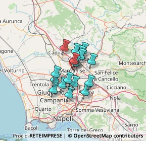 Mappa Via Monte Cervino, 81025 Marcianise CE, Italia (8.60353)