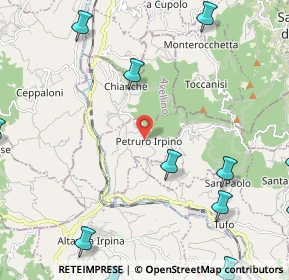 Mappa Via IV Novembre, 83010 Petruro Irpino AV, Italia (3.55333)
