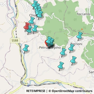 Mappa Via IV Novembre, 83010 Petruro Irpino AV, Italia (1.03636)