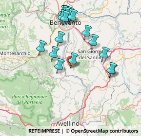 Mappa Via IV Novembre, 83010 Petruro Irpino AV, Italia (8.544)