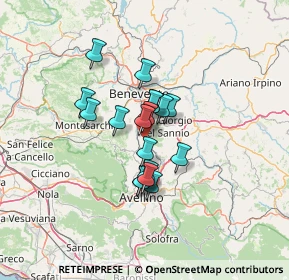 Mappa Via IV Novembre, 83010 Petruro Irpino AV, Italia (9.62778)