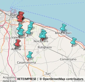 Mappa Via Saragat Giuseppe, 70016 Noicàttaro BA, Italia (8.9465)