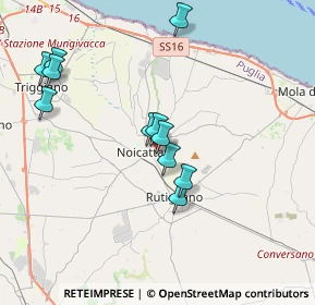 Mappa Via Rito Selvaggi, 70016 Noicattaro BA, Italia (3.8)