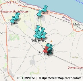 Mappa Via Rito Selvaggi, 70016 Noicattaro BA, Italia (3.062)