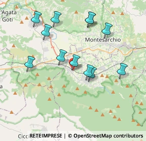 Mappa Via D. Cimarosa, 83017 Rotondi AV, Italia (4.0625)