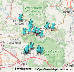 Mappa Via D. Cimarosa, 83017 Rotondi AV, Italia (6.39278)