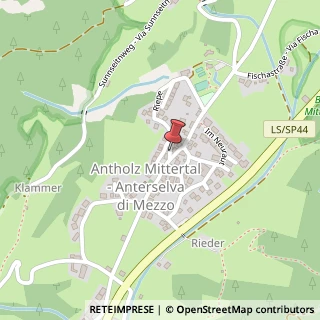 Mappa Anterselva di Mezzo, 37, 39030 Rasun Anterselva, Bolzano (Trentino-Alto Adige)