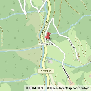 Mappa Località Hinterdrittel, 8, 39030 Vandoies, Bolzano (Trentino-Alto Adige)