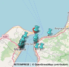 Mappa Via Circuito, 98164 Messina ME, Italia (7.609)