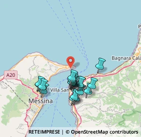 Mappa Via Circuito, 98164 Messina ME, Italia (7.206)
