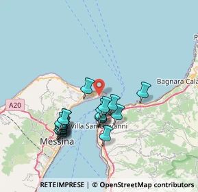 Mappa Via Circuito, 98164 Messina ME, Italia (7.691)