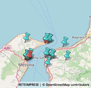 Mappa Via Circuito, 98164 Messina ME, Italia (7.256)