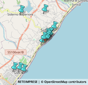 Mappa SS 106 Jonica Nazionale, 89048 Siderno RC, Italia (1.64643)