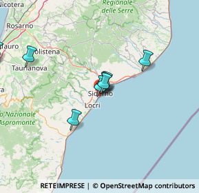 Mappa SS 106 Jonica Nazionale, 89048 Siderno RC, Italia (21.9375)