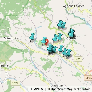 Mappa Contrada Modi, 89040 Gerace RC, Italia (1.784)