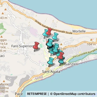 Mappa Azienda ospedaliera Papardo UO di Chirurgia Plastica, 98158 Messina ME, Italia (0.47083)