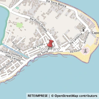 Mappa Via Area Torre, 109, 98164 Messina, Messina (Sicilia)