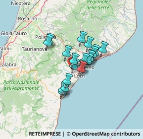 Mappa Strada Provinciale 1 di Gioia Tauro e Locri, 89040 Gerace RC, Italia (9.4425)