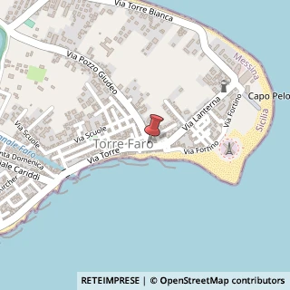 Mappa Via torre torre faro 43, 98100 Messina, Messina (Sicilia)
