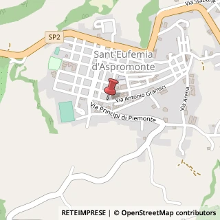 Mappa Via Tenente Tropeano, 2, 89027 Sant'Eufemia d'Aspromonte, Reggio di Calabria (Calabria)